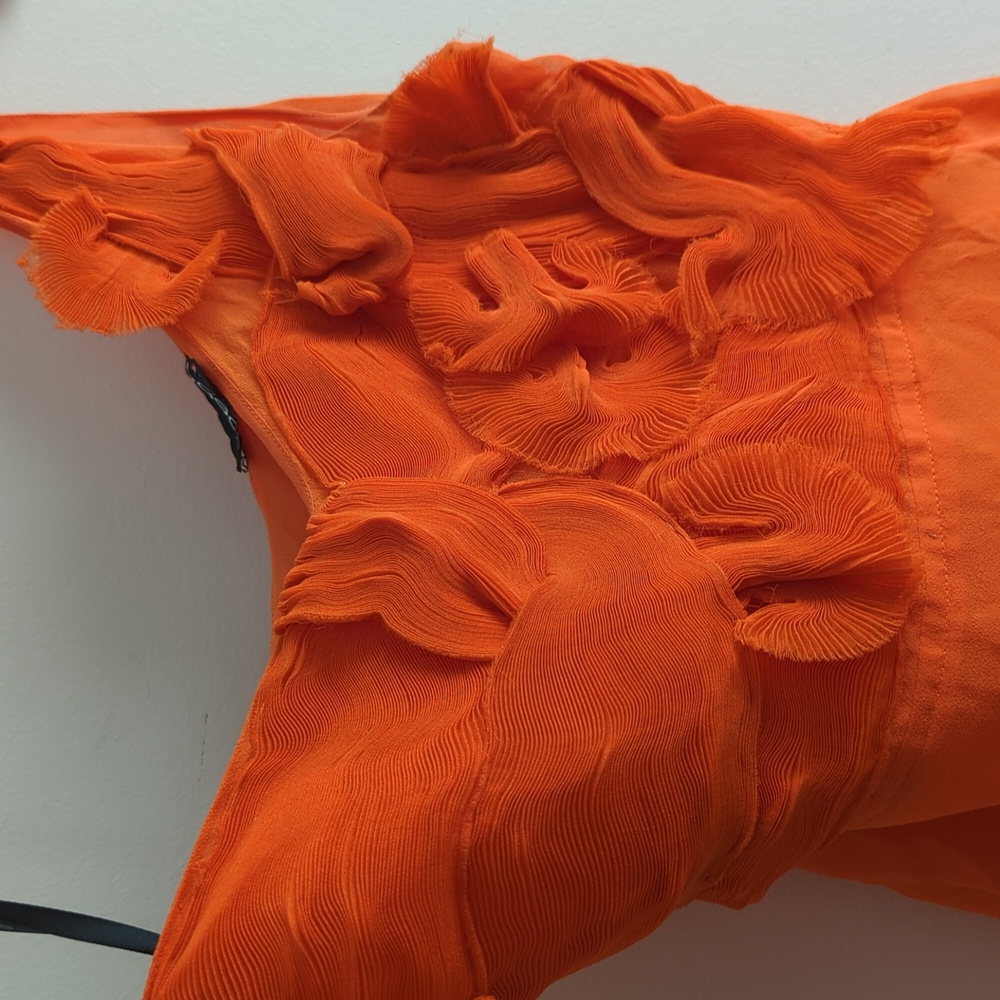 Spectacular Folded Silk Top - Picture 2 of 11